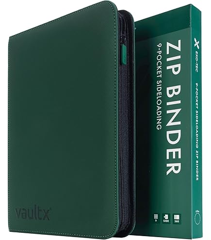 Amazon.com: Vault X 12 XL Pocket Trading Card Zip Binder - 624
